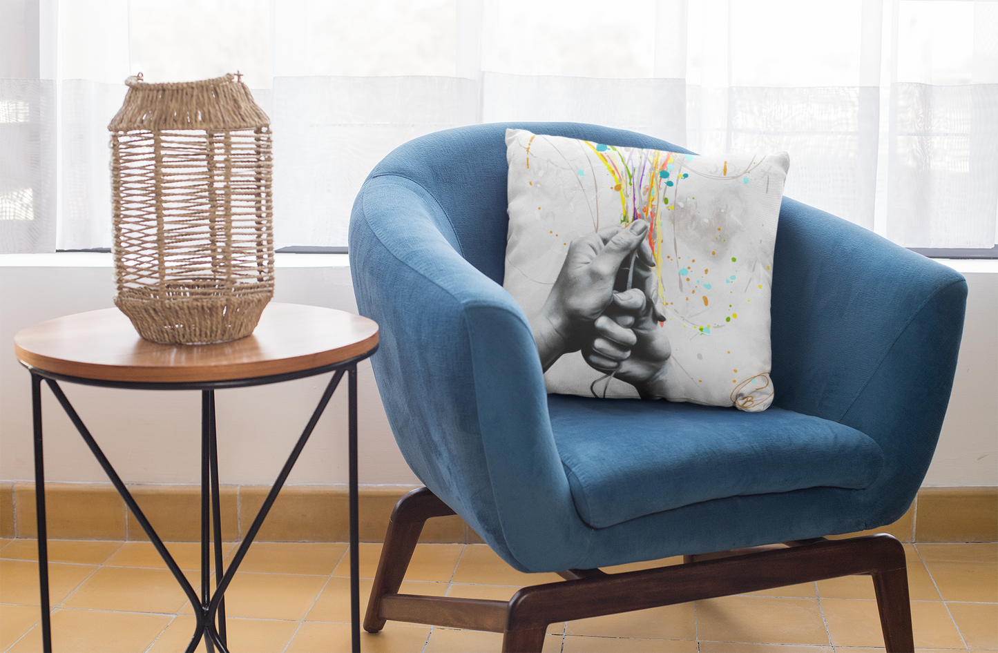 Housse de Coussin 18x18 - Corps Coeur Esprit - Édition Limitée