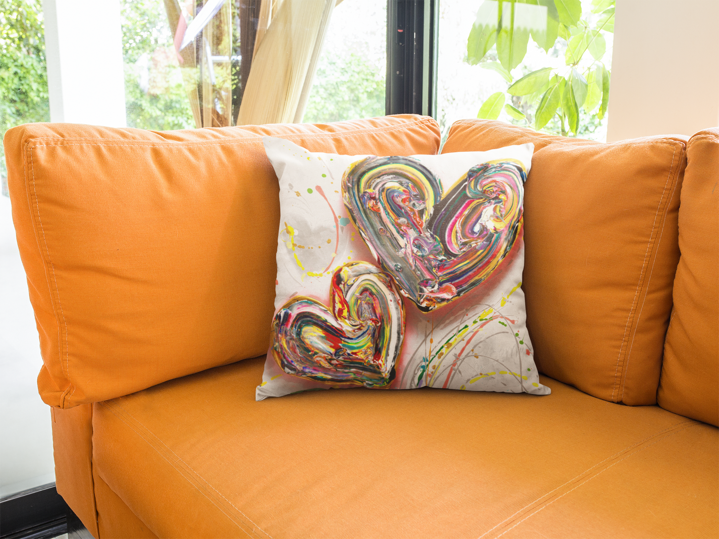 Housse de Coussin 18x18 - Corps Coeur Esprit