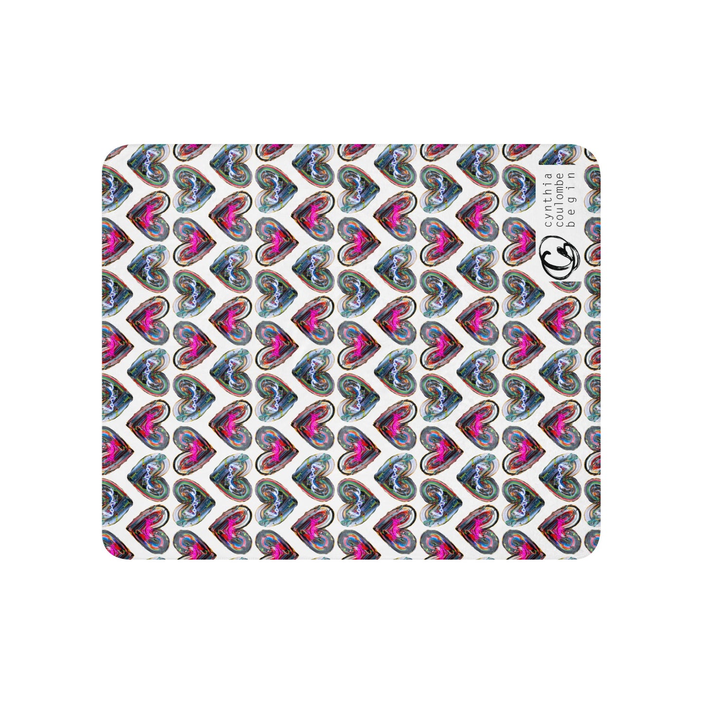 Couverture en Sherpa Love & Feelings 50x60 - Édition Limitée