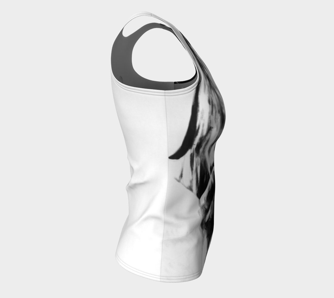 Divine Douceur Camisole Ajustée Blanc (coupe longue) - (Femme) Édition Limitée