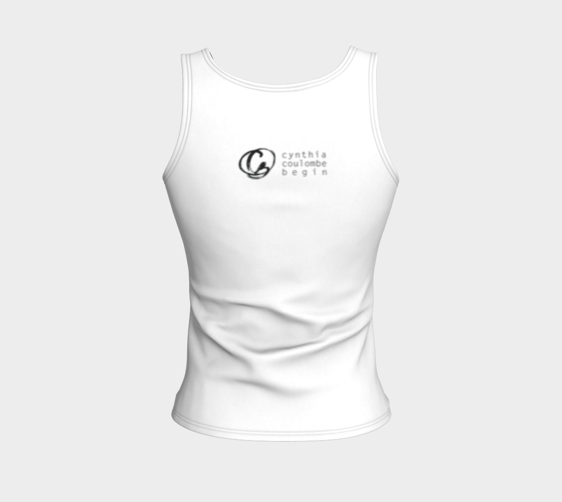 Divine Douceur Camisole Ajustée Blanc (coupe classique) - (Femme) Édition Limitée