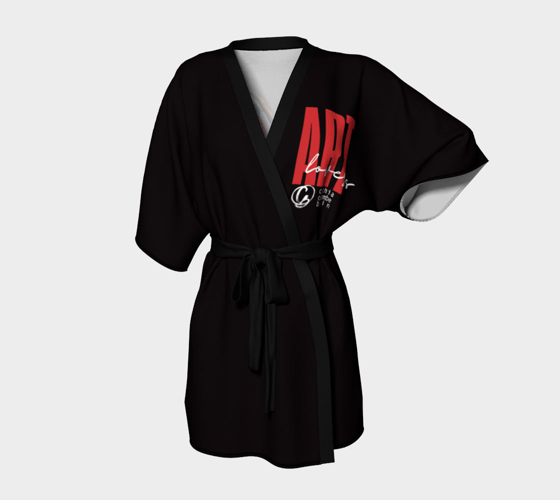 Robe de chambre Kimono - Noir - Art Lovers - Édition Limitée