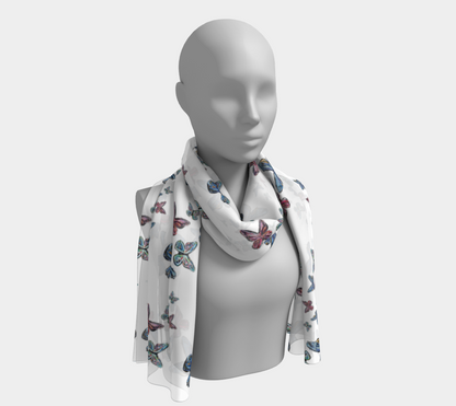 Foulard - La Voie intérieure -  Papillons