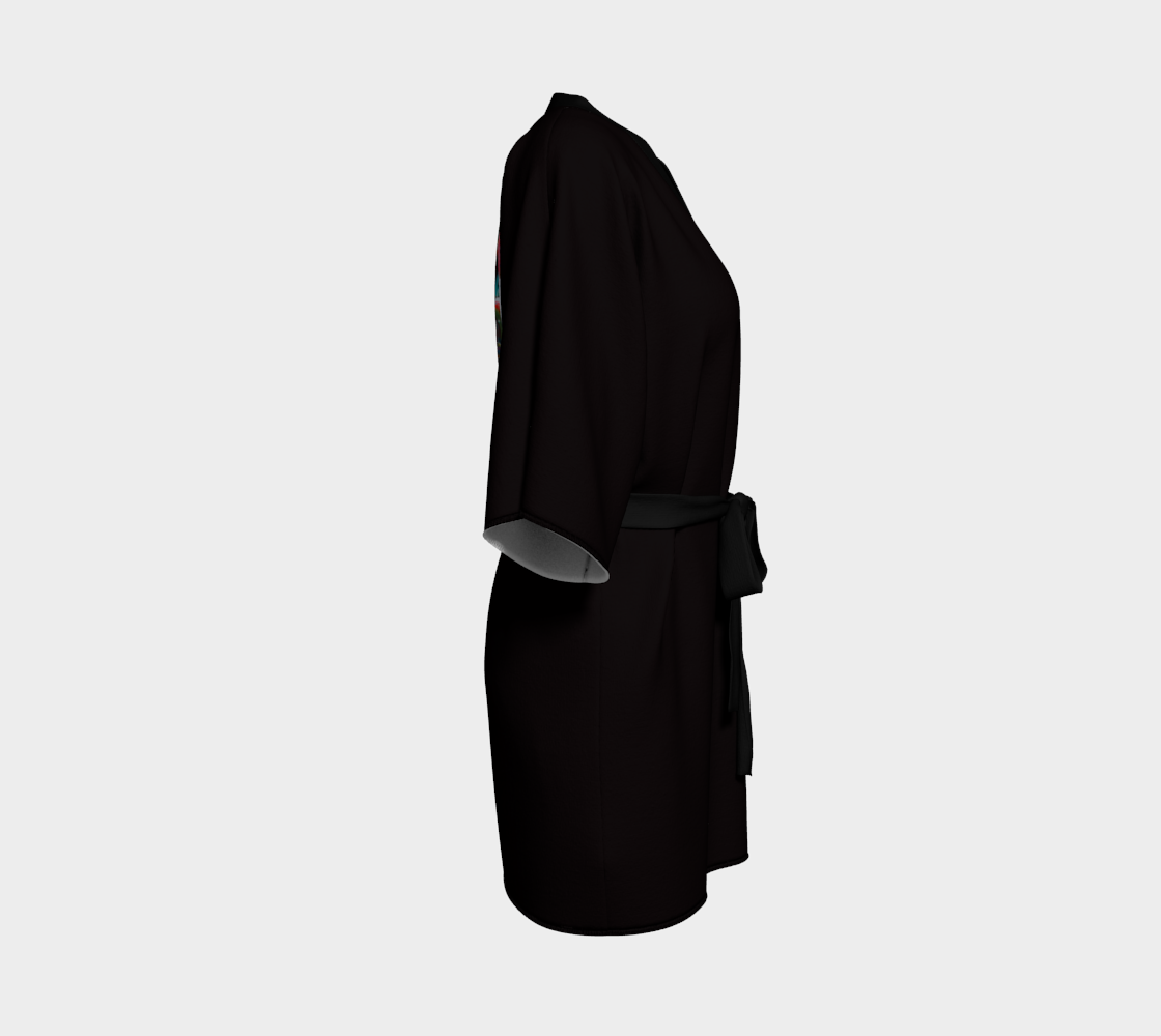 Robe de chambre Kimono - Noir - Art Lovers - Édition Limitée