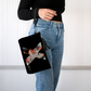 Sac «clutch» ou étui à maquillage en cuir végan- Explore X - Cuir Végan - Édition Limitée