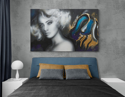 The Angel Under the Stars - Art Print Limited Edition