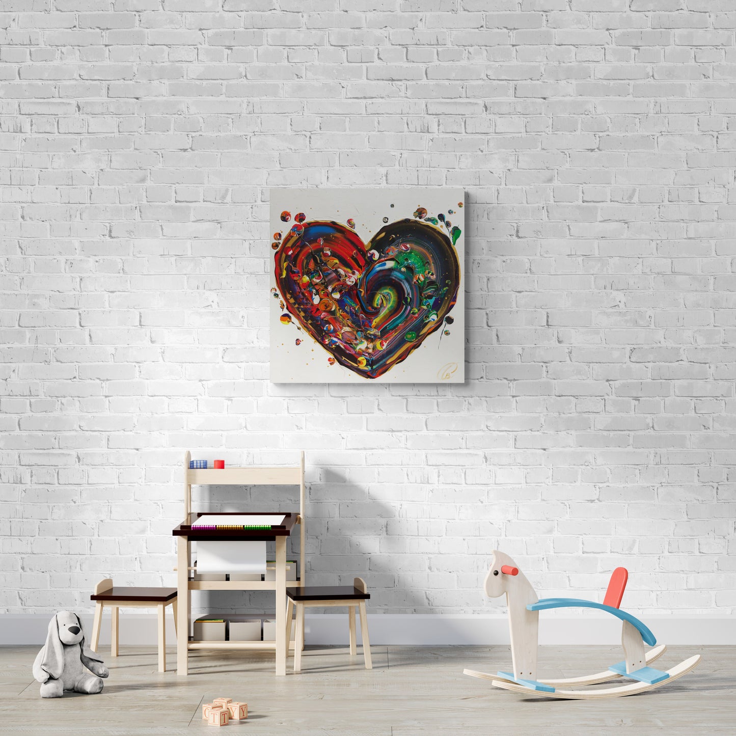 My heart said yes - Art Print Limited Edition