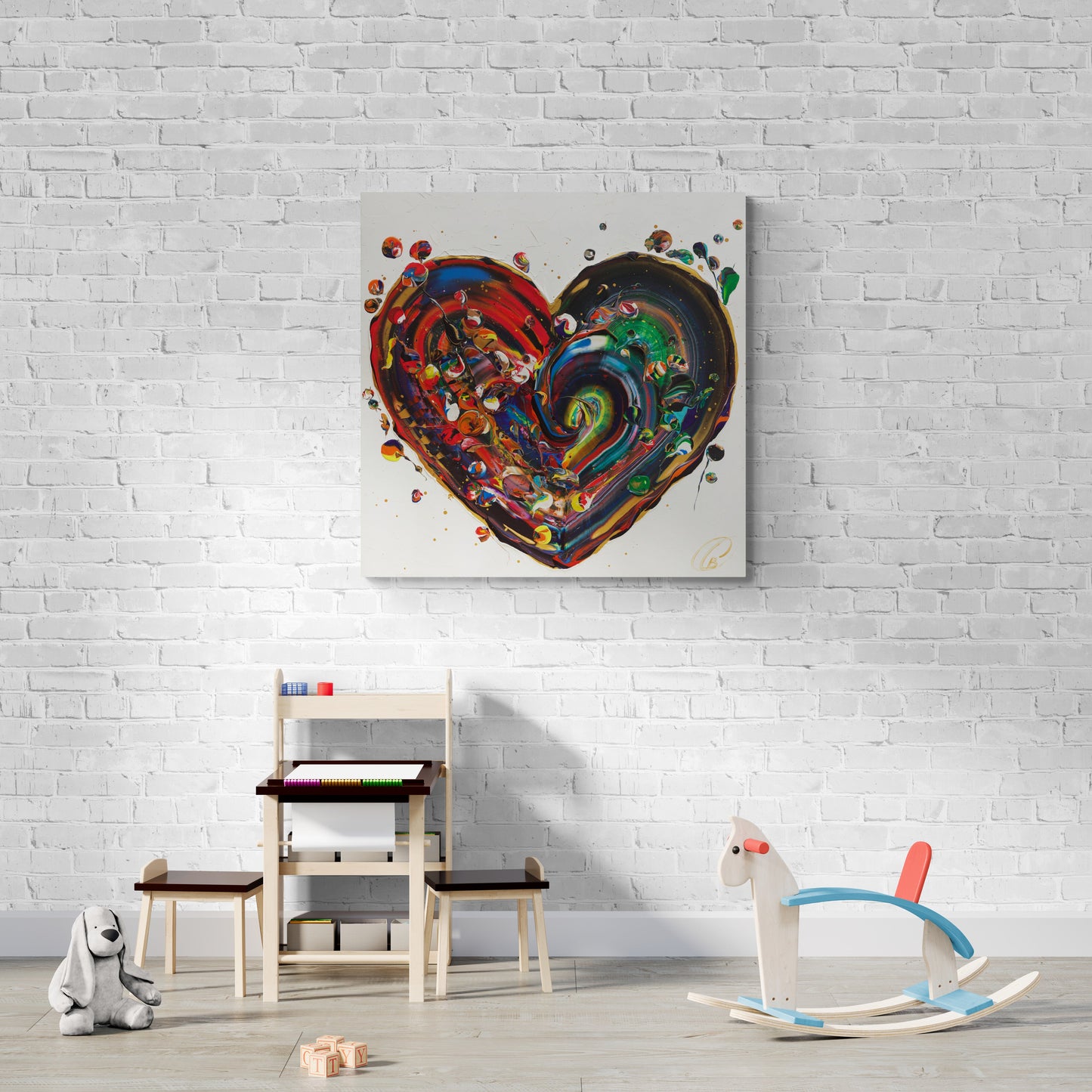 My heart said yes - Art Print Limited Edition