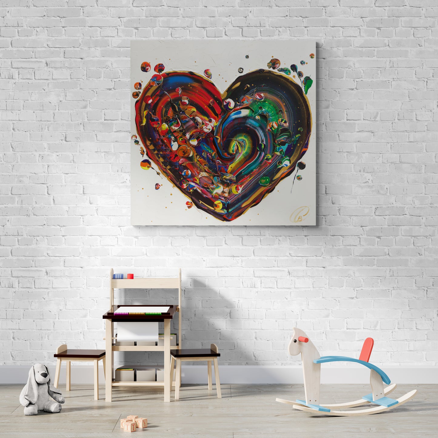 My heart said yes - Art Print Limited Edition