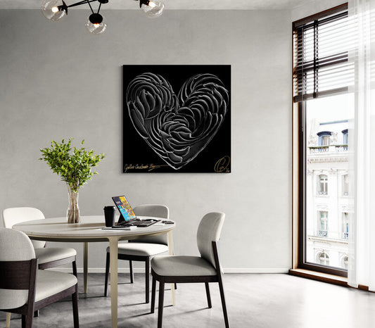 Le coeur Black Swan- Art Print Édition Limitée