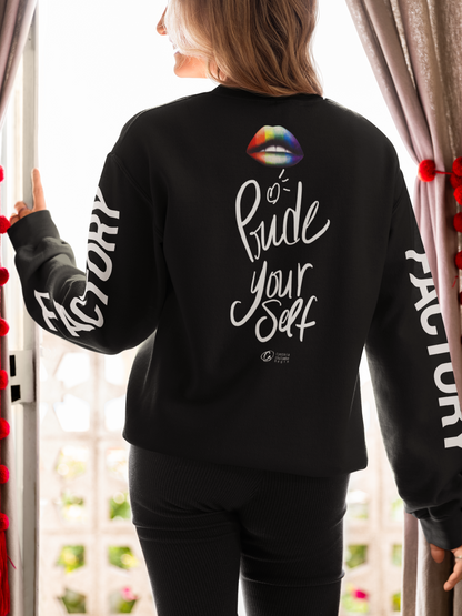 Coton Ouaté Crewneck - Foncé - Pride Yourself 🏳️‍🌈