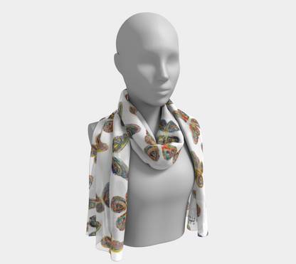 Foulard - La Chaleur du Soleil - Papillons