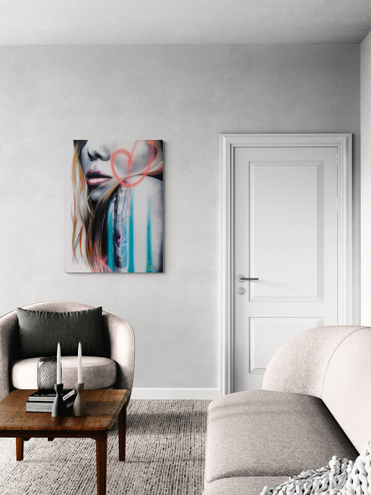 Kiss Under The Rain - Art Print Édition Limitée