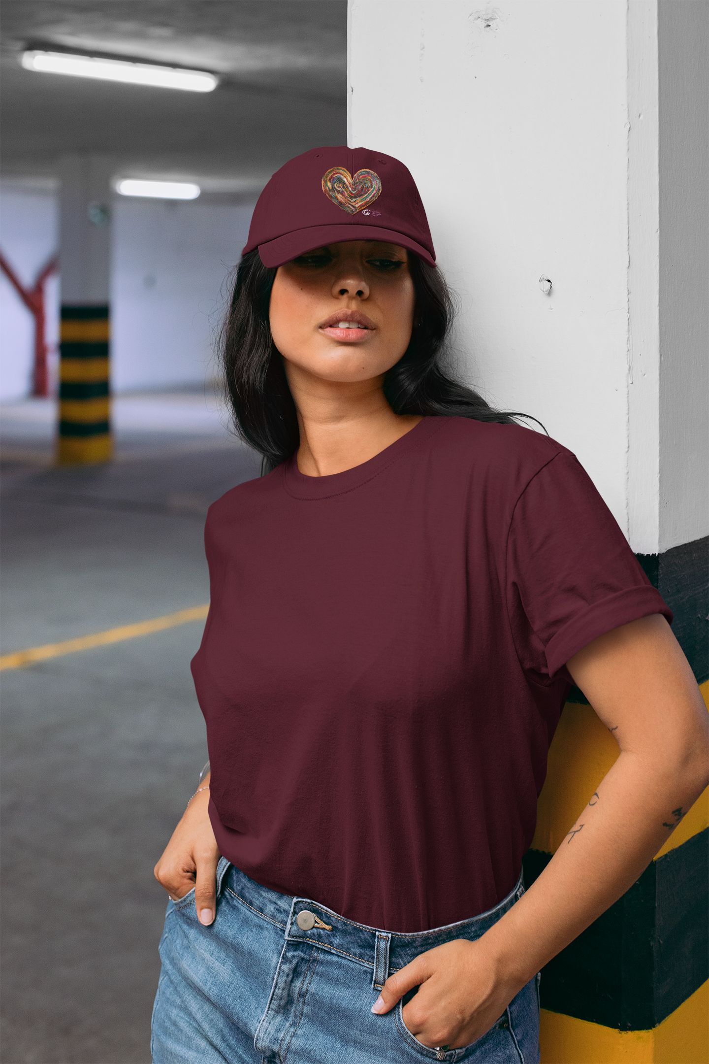 Classics '47 Clean Up | Casquette - Le coeur des souhaits - CHU de Québec - Marron