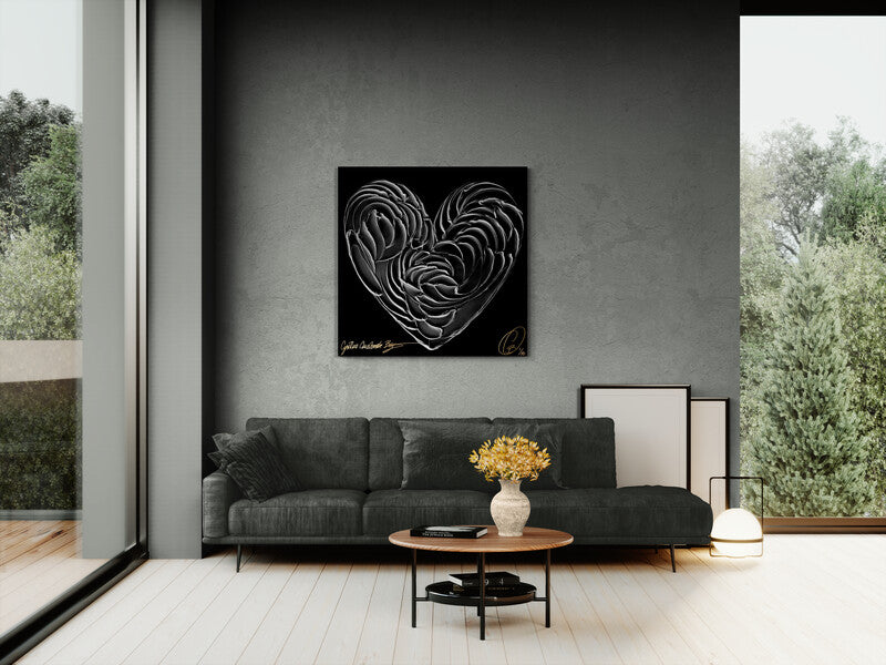 Le coeur Black Swan- Art Print Édition Limitée