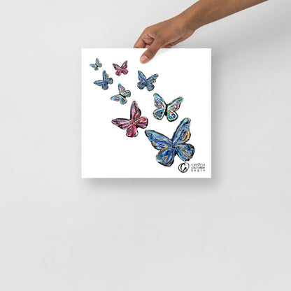 La Voie Intérieure - Papillons  - Affiche