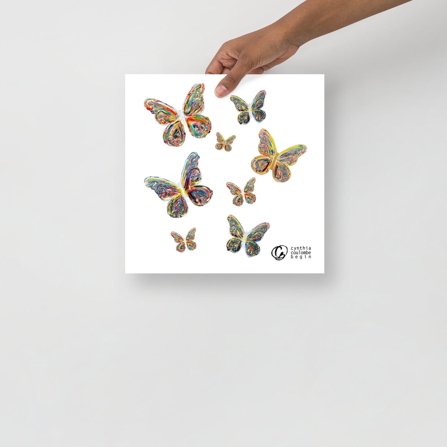 La Chaleur du Soleil - Papillons - Affiche