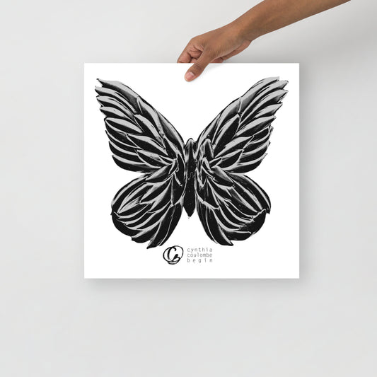 Papillons UNIQUES - Affiche
