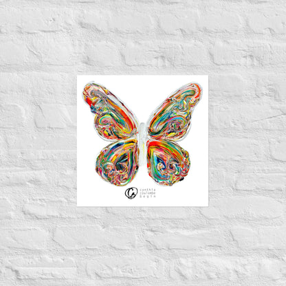 L’envolée - Papillon - Affiche