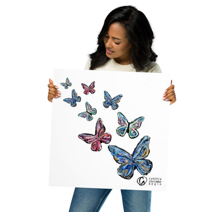 La Voie Intérieure - Papillons  - Affiche