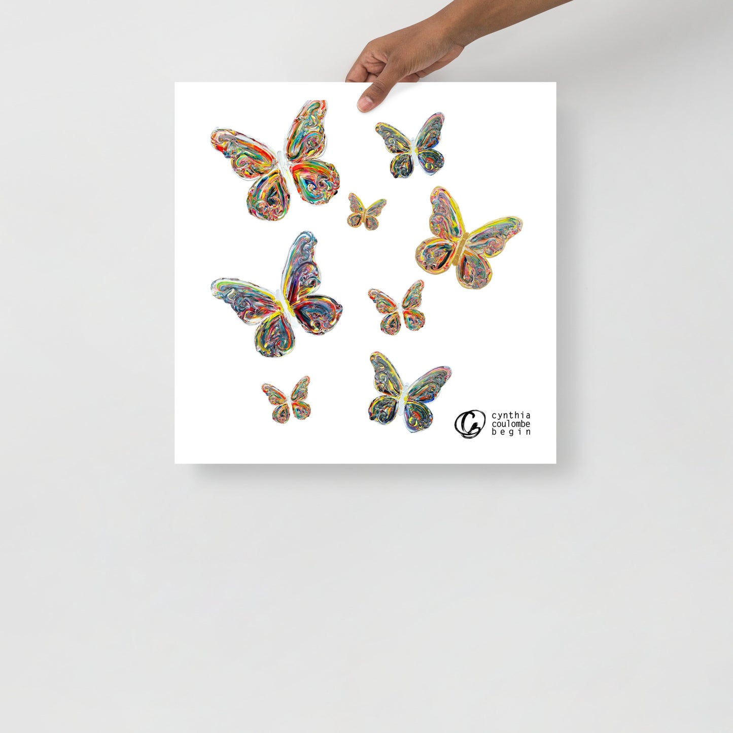 La Chaleur du Soleil - Papillons - Affiche