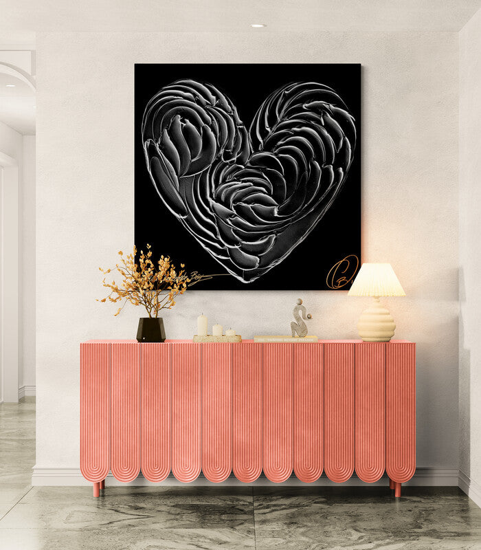 Le coeur Black Swan- Art Print Édition Limitée