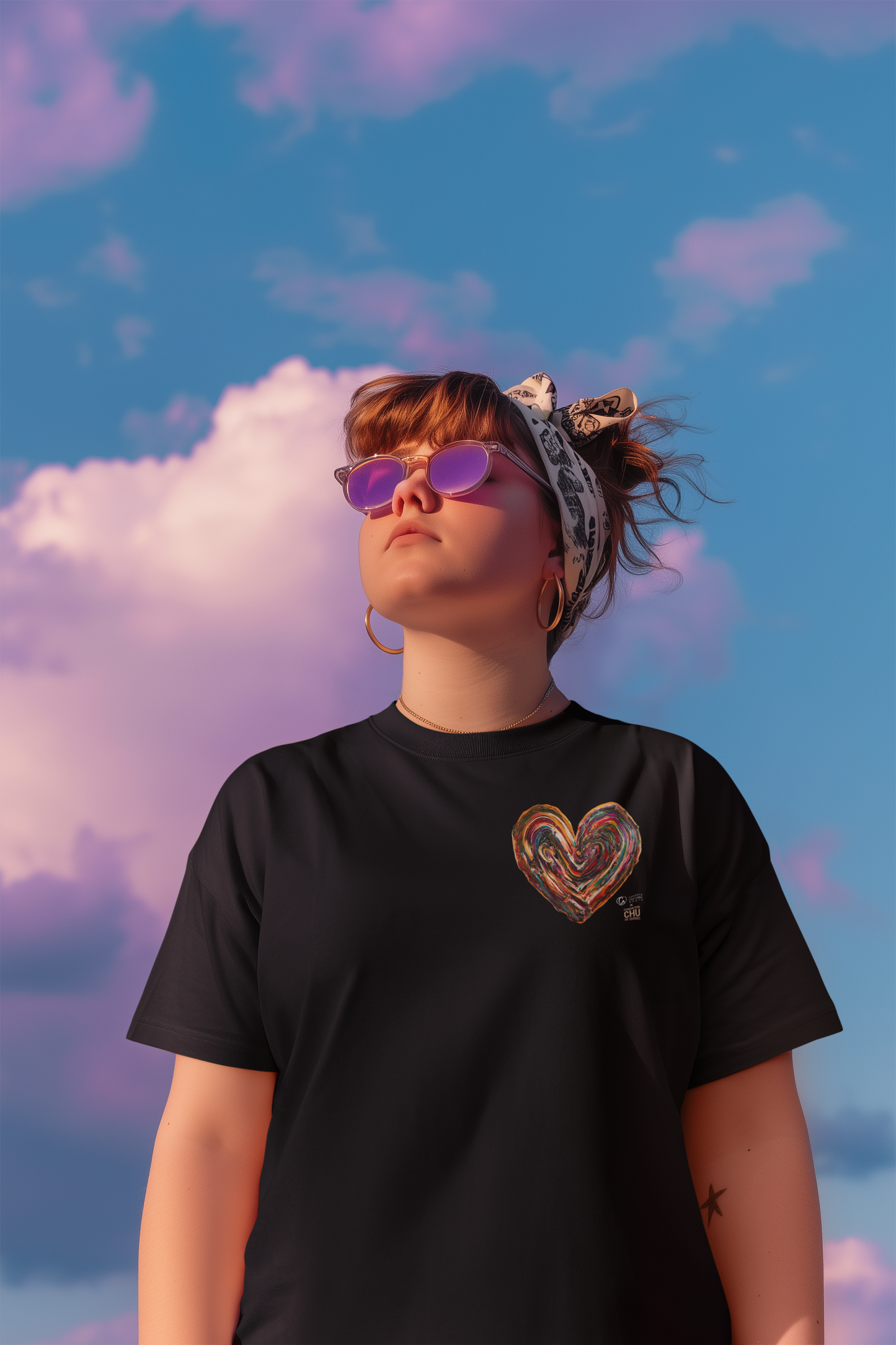 T-shirt – Le Coeur des Souhaits - CHU de Québec - Noir