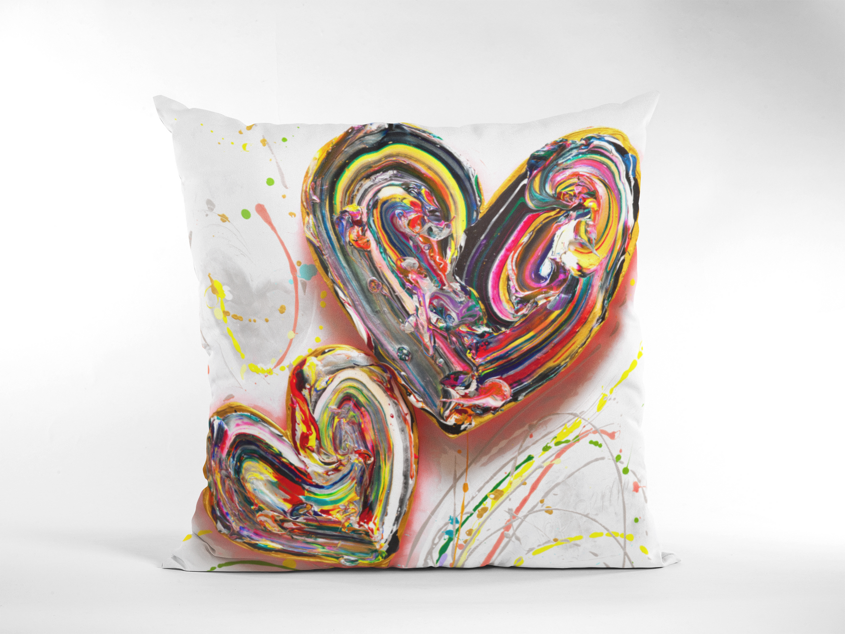 Housse de Coussin 18x18 - Corps Coeur Esprit - Édition Limitée