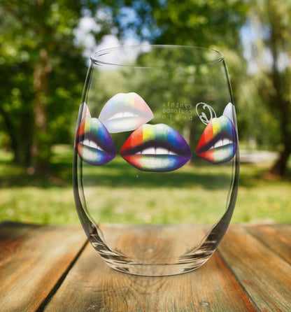 Verre à vin sans pied - Pride Yourself 🏳️‍🌈