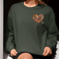 Coton ouaté Crewneck – Le Coeur des Souhaits - CHU de Québec - Vert Forêt