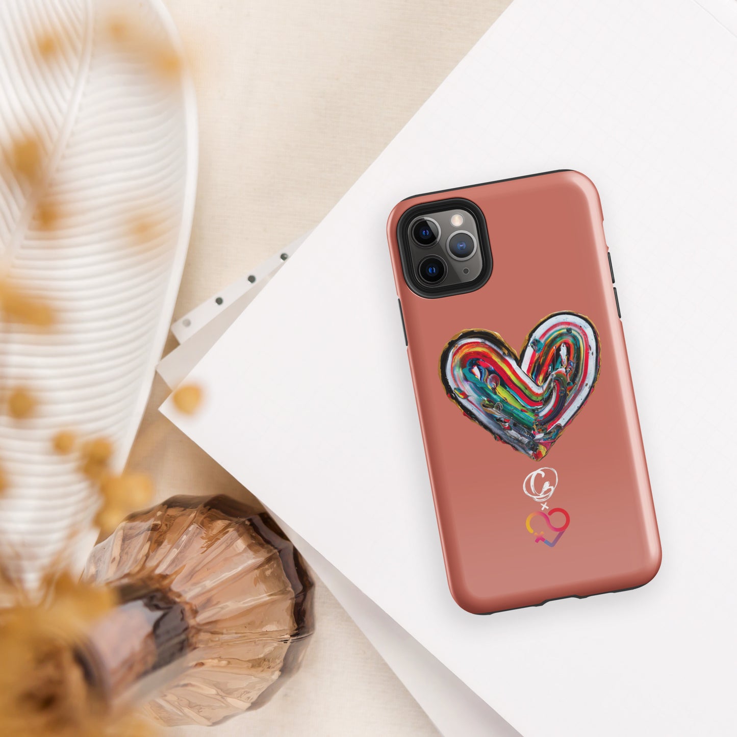 Coque d'iPhone® rigide - Rose Sorbet - FHSE