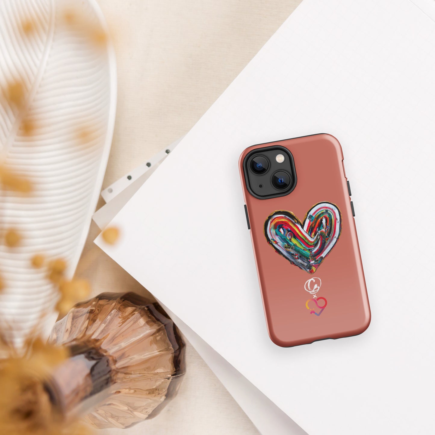 Coque d'iPhone® rigide - Rose Sorbet - FHSE