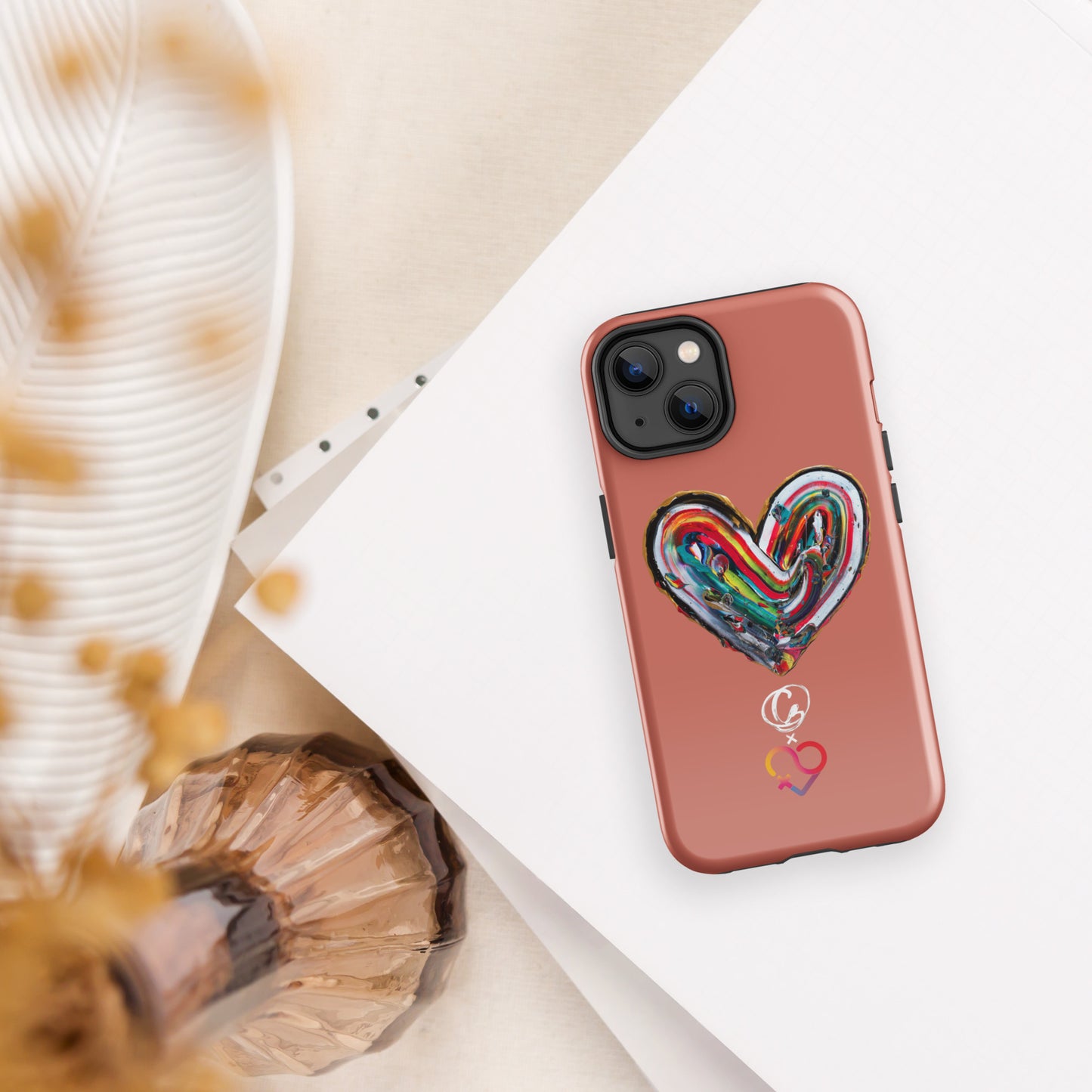 Coque d'iPhone® rigide - Rose Sorbet - FHSE