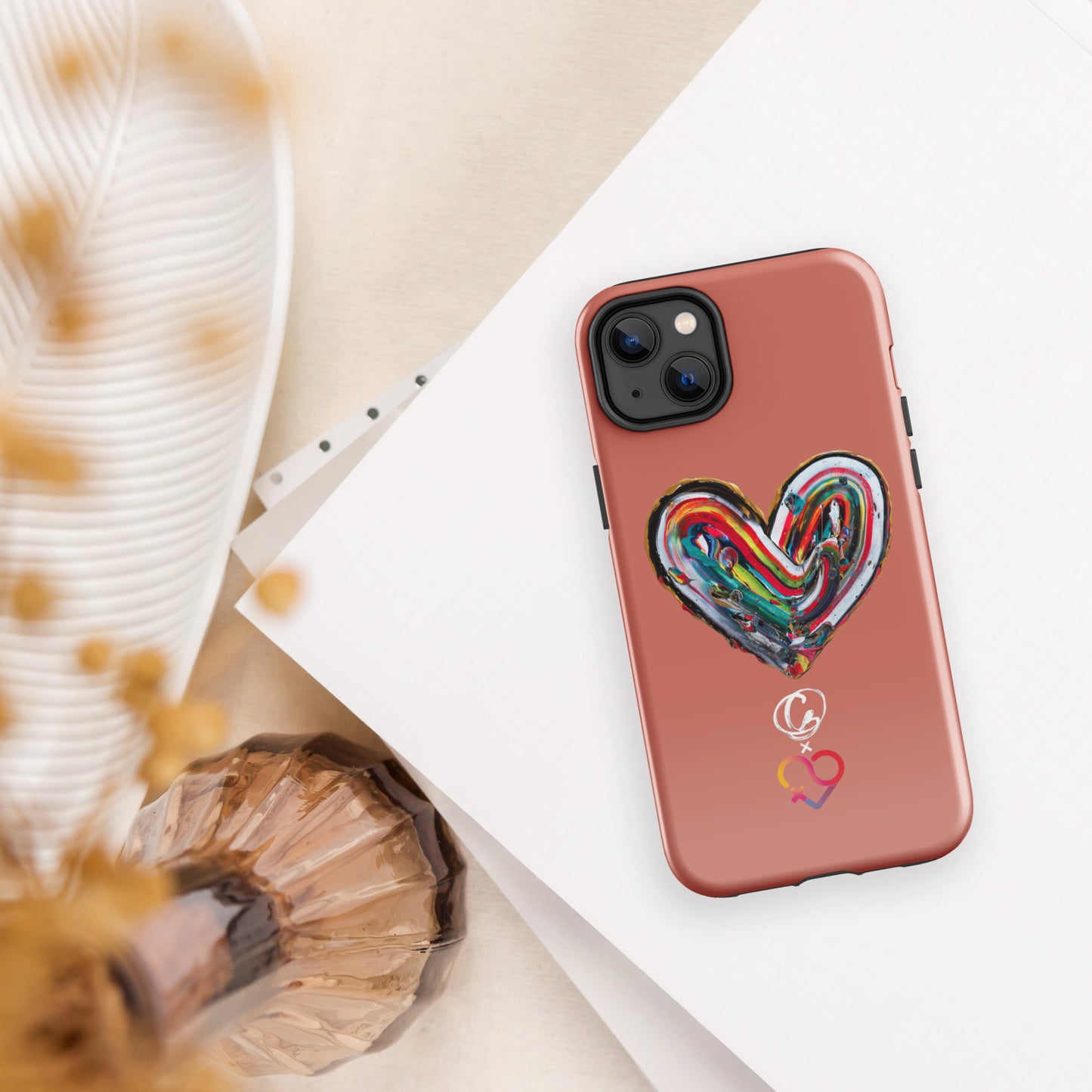 Coque d'iPhone® rigide - Rose Sorbet - FHSE