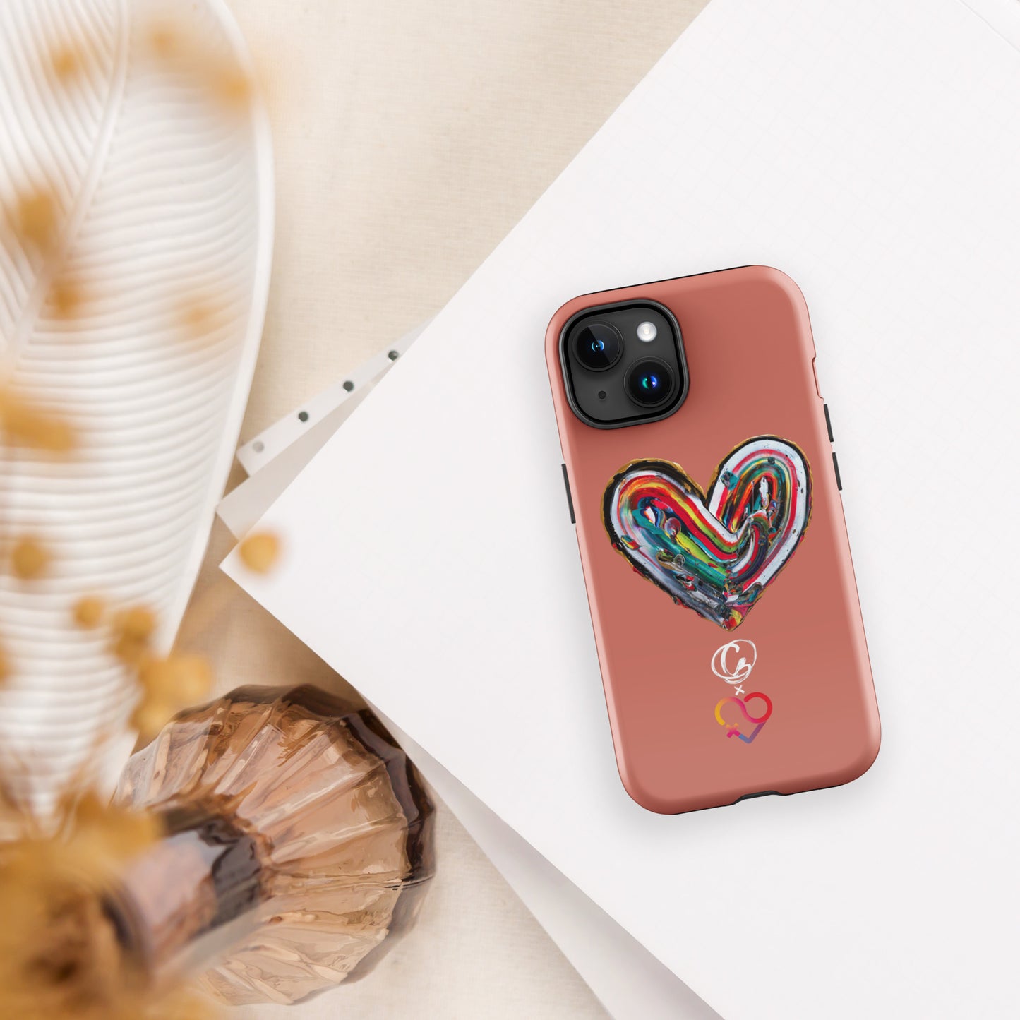 Coque d'iPhone® rigide - Rose Sorbet - FHSE