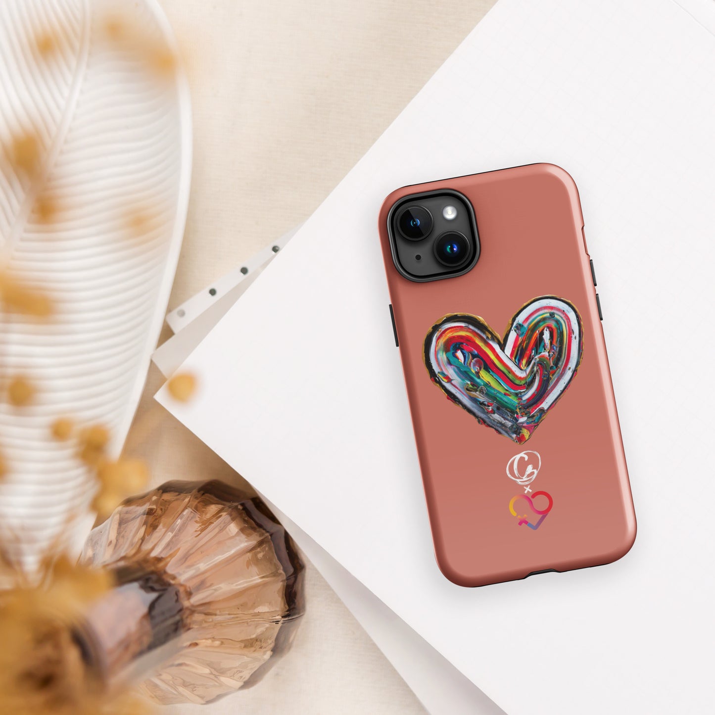 Coque d'iPhone® rigide - Rose Sorbet - FHSE