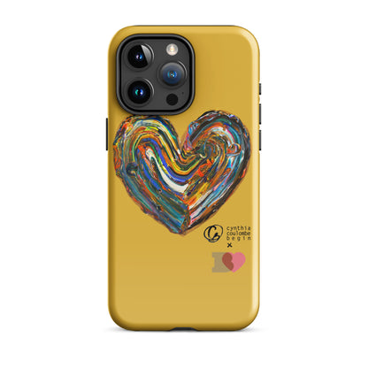 Coque d'iPhone® rigide Jaune - Berchmans