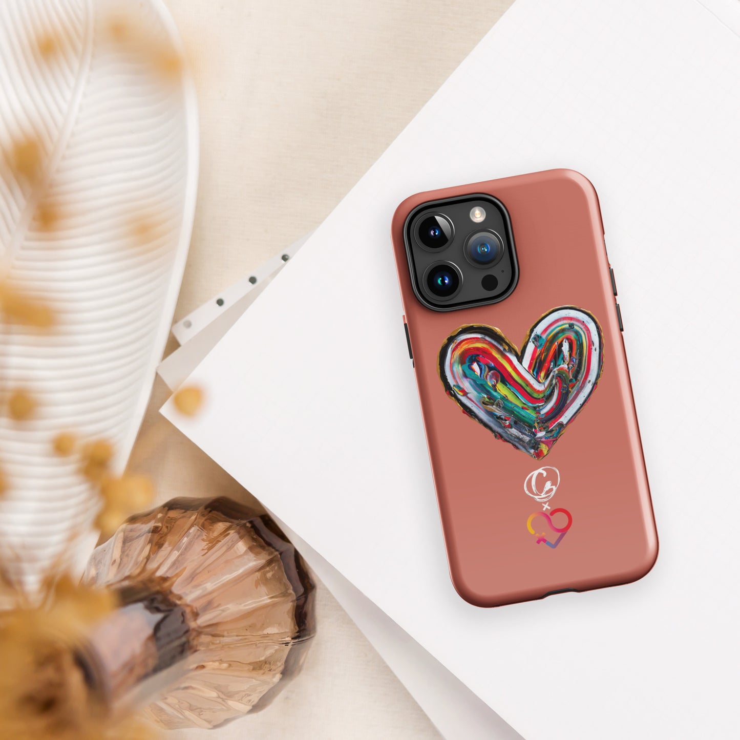 Coque d'iPhone® rigide - Rose Sorbet - FHSE