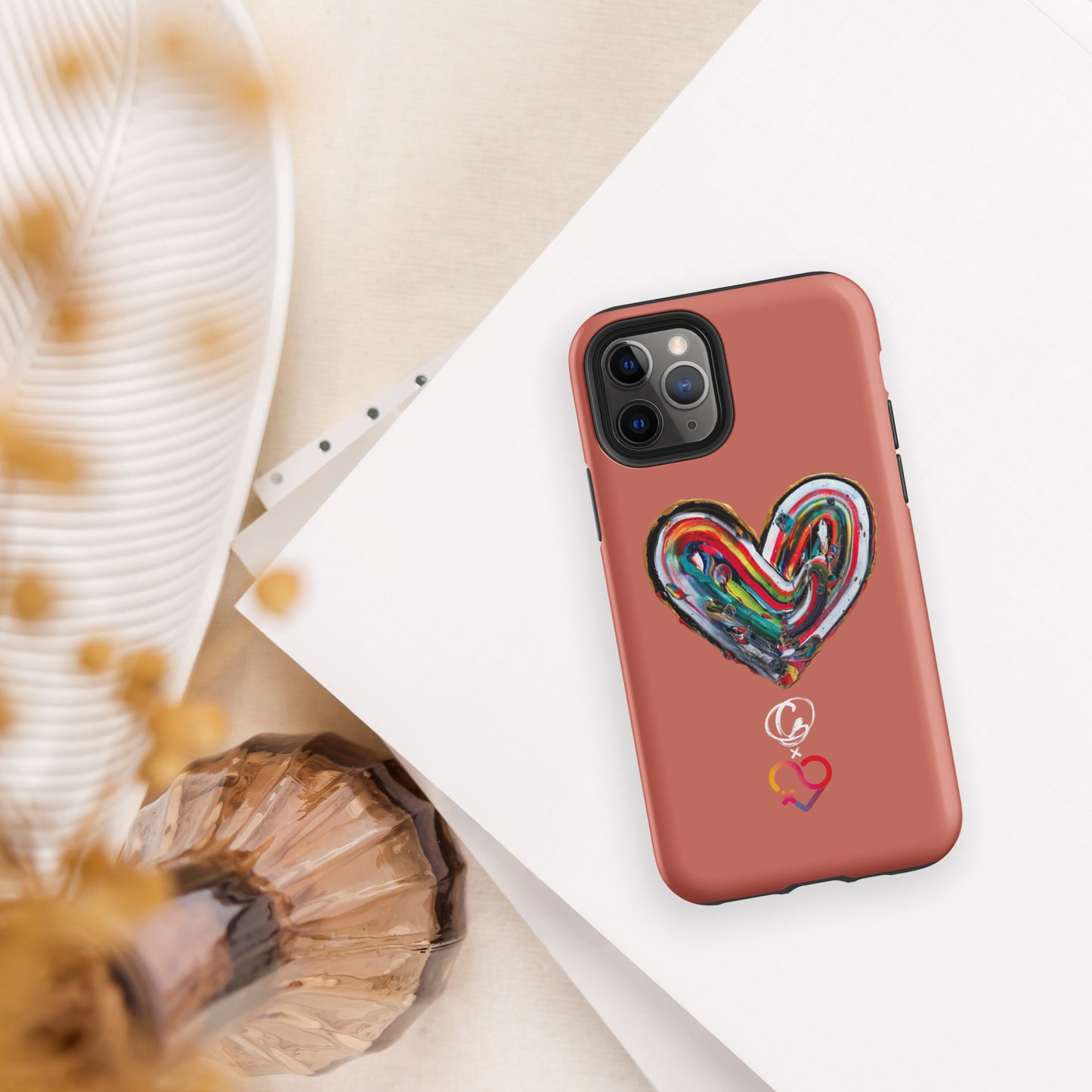 Coque d'iPhone® rigide - Rose Sorbet - FHSE