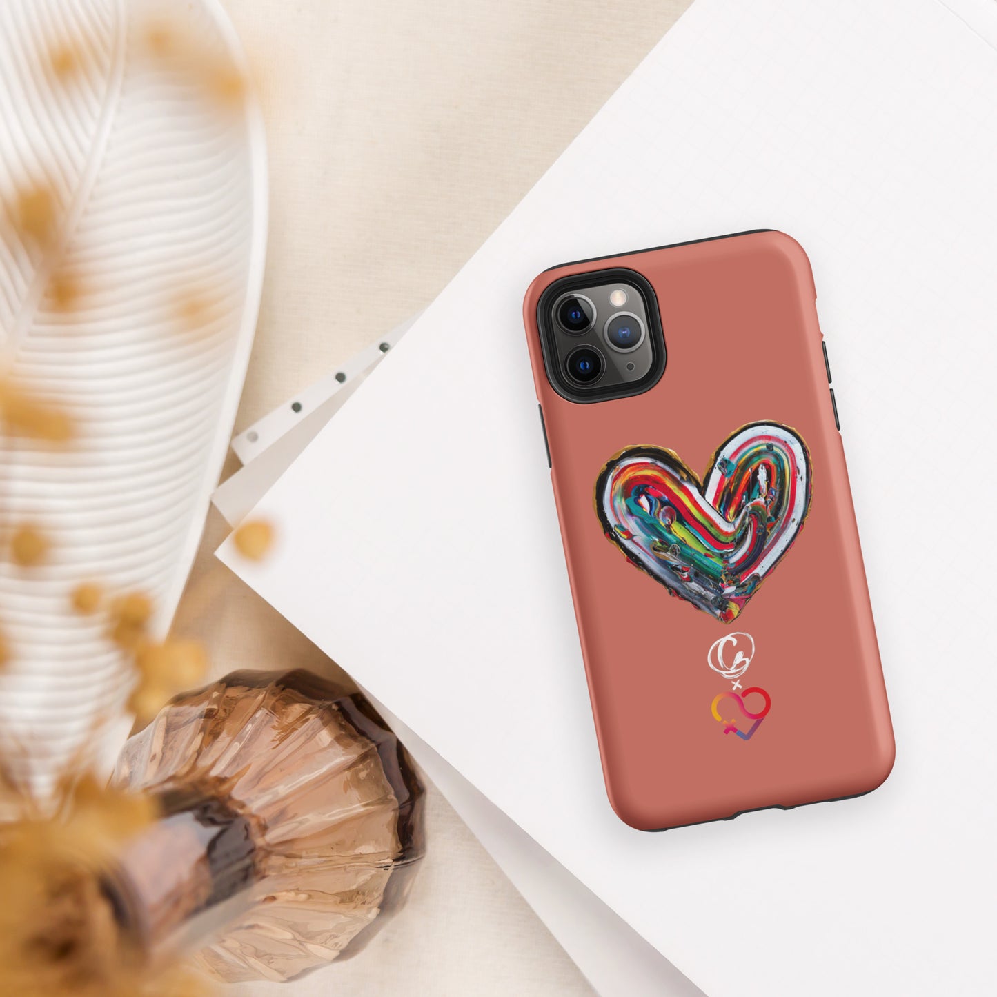 Coque d'iPhone® rigide - Rose Sorbet - FHSE