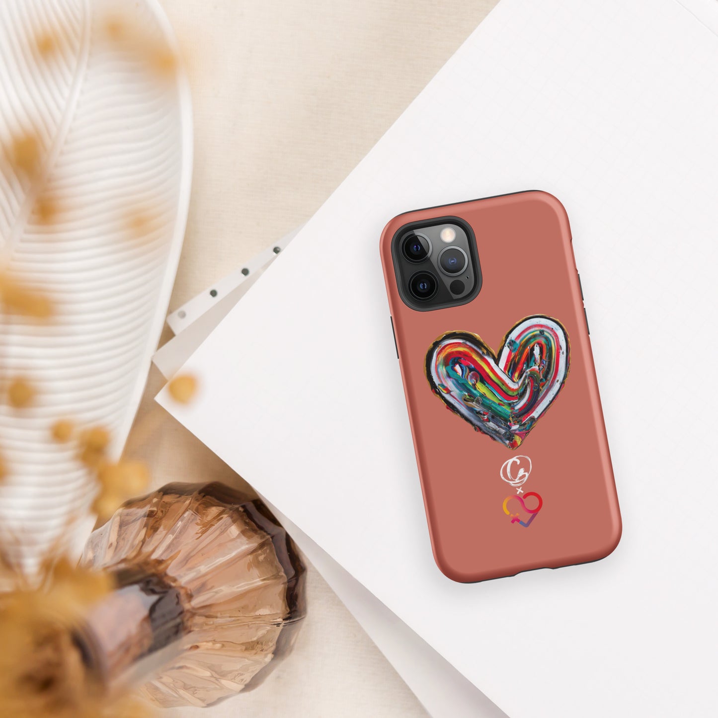 Coque d'iPhone® rigide - Rose Sorbet - FHSE