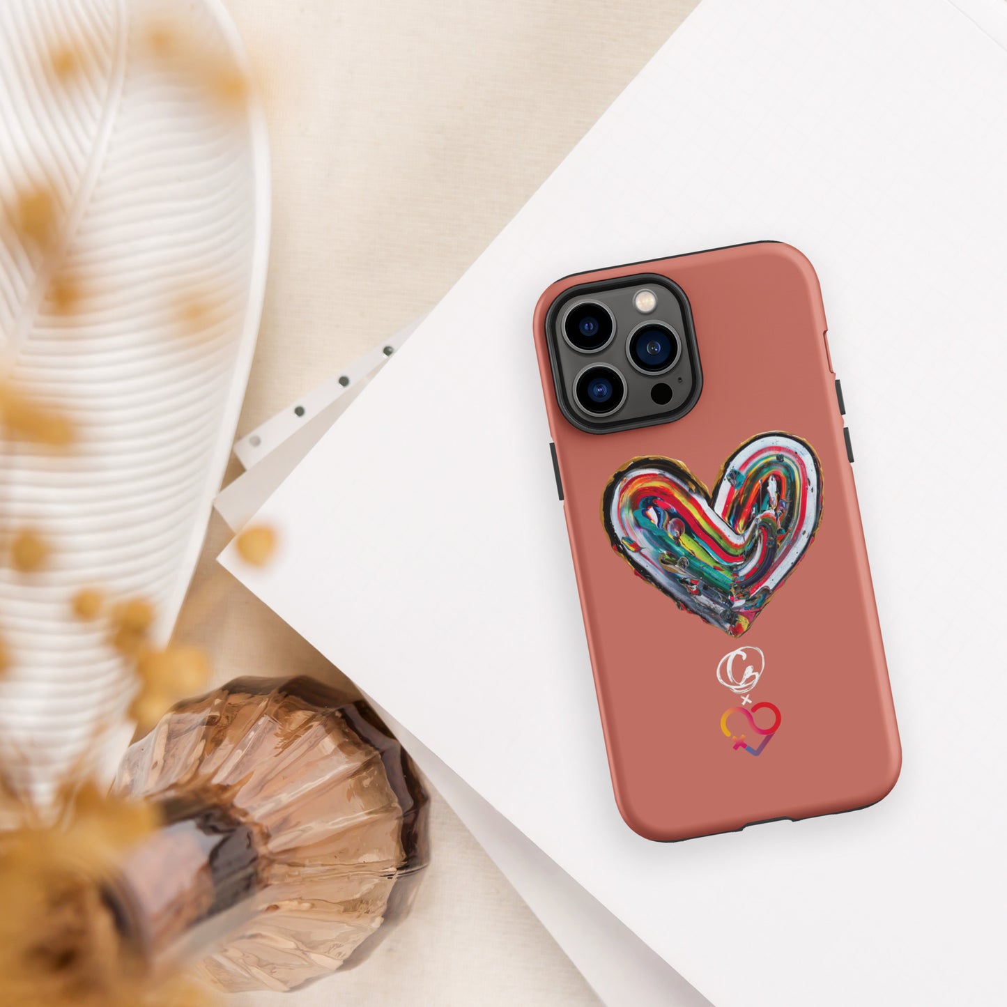 Coque d'iPhone® rigide - Rose Sorbet - FHSE