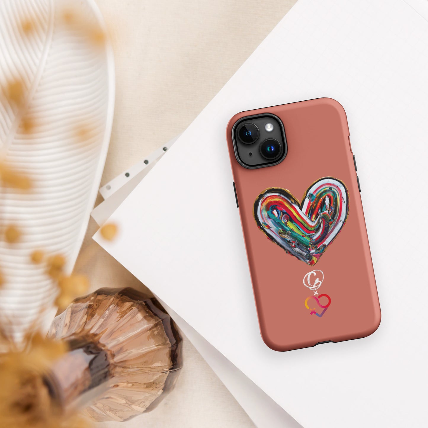 Coque d'iPhone® rigide - Rose Sorbet - FHSE