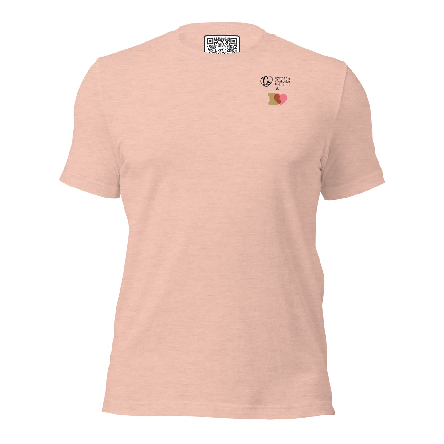 T-shirt Adulte -  Berchmans (motif arrière, couleurs pâles)