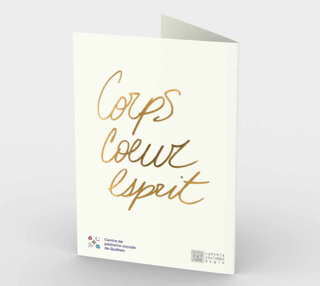 Cartes de Souhait - Corps Coeur Esprit