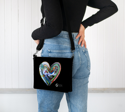 Love & Feelings Sac À Main Bandoulière  En Cuir Vegan Noir